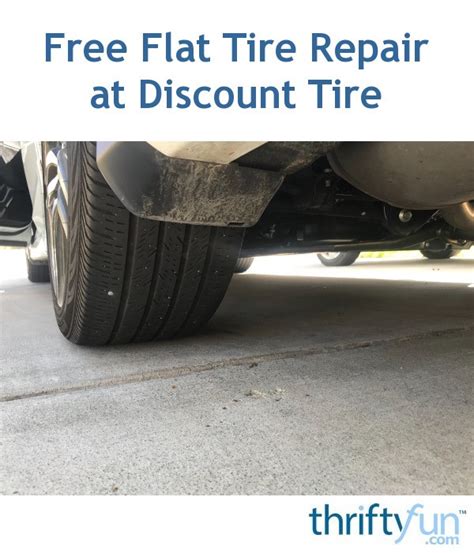 are tire repairs free at discount tire